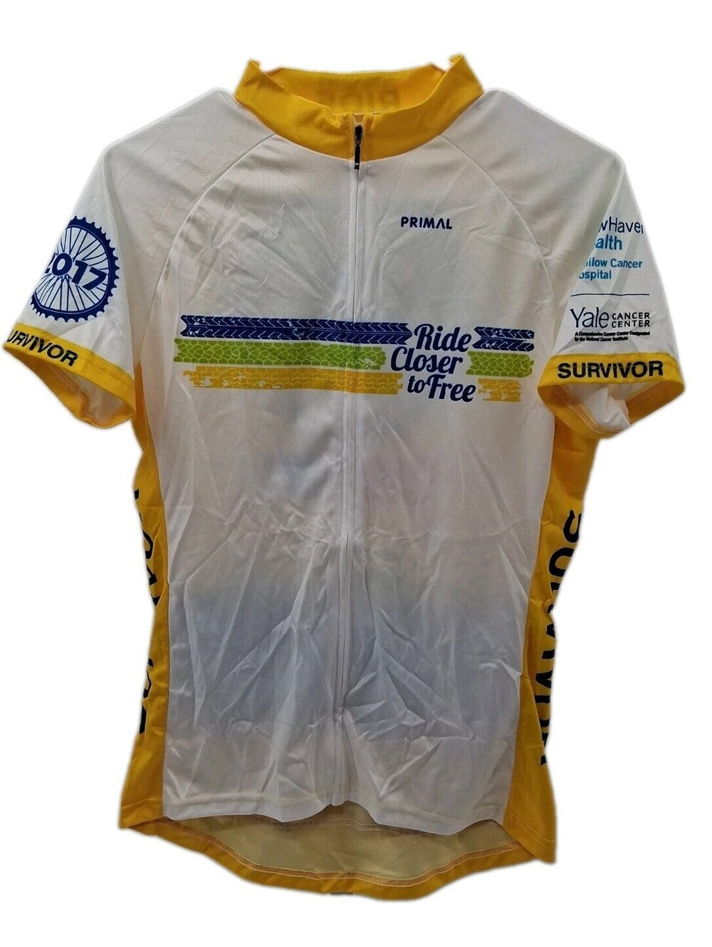 Primal Ride Closer to Free Cycling Jersey Womens XL Multicolor Biking Athletic